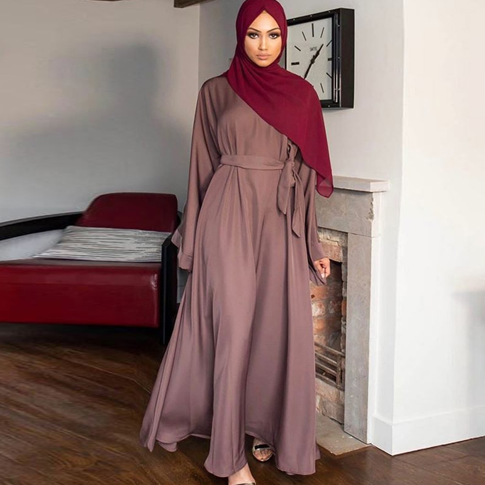 Middle Eastern Style Muslim Fashion Hijab Dresses For Women
