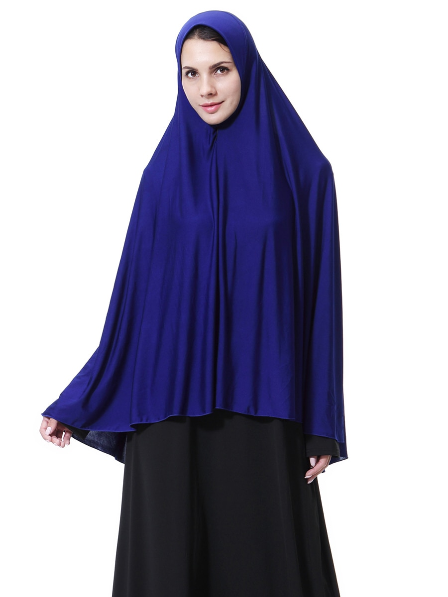 Women Prayer Clothing Black Arabian Long Muslim Hijab Hat Islamic Inner Cap Wrap Headwear Coverings Malaysia Hijab Headscarf