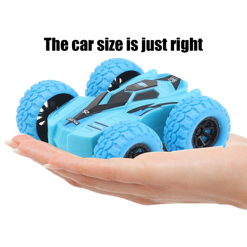Children Inertia Double-sided Dump Truck Resistant Falling 360 Tumbling Spinning Toy Car Turned To Kid Gift Toys