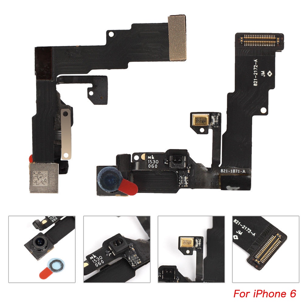completely set parts for iPhone 6 front rear camera home button key charging dock power volume flex cable WIFI GPS loudspeaker