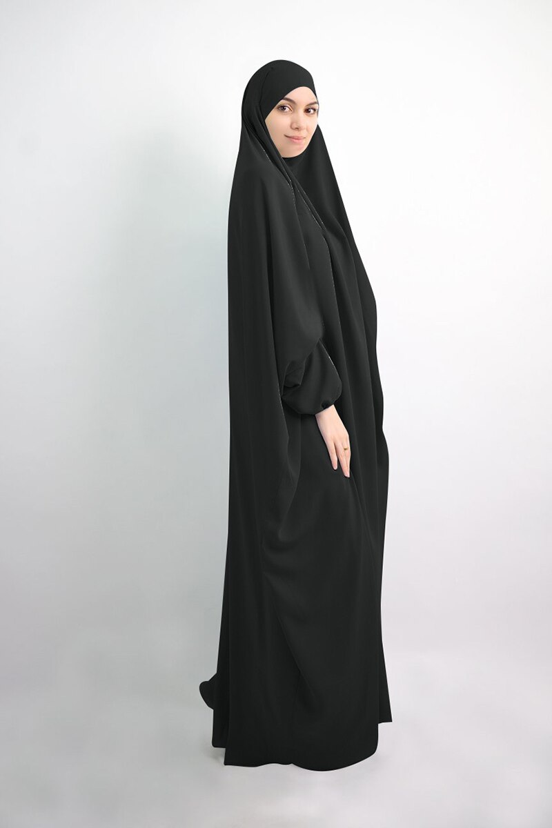 Eid Hooded Muslim Women Hijab Dress Prayer Garment Jilbab Abaya Long Khimar Full Cover Ramadan Gown Abayas Islamic Clothes Niqab