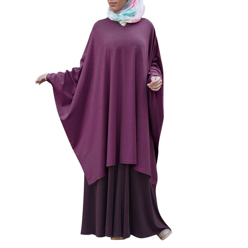 Niquabs One Piece Ramdan Burkha Muslim Khimar Long Tops Women Prayer Arab Islamic Farasha Overhead Jilbab Clothing Abaya Kaftan