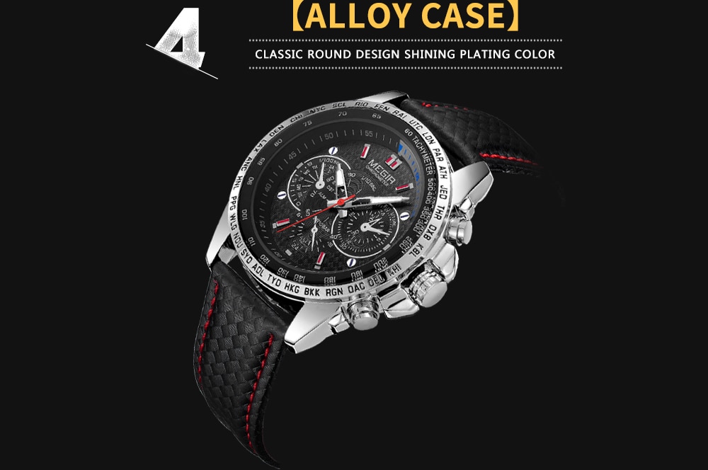 MEGIR Men's Watches Luxury Quartz Watch Men Fashion Luminous Army Waterproof Men Wrist Watch  Relogio Masculino 1010G