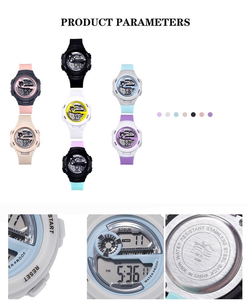 TANGLV Fashion Women Watch 30M Waterproof  Sport Watches Trendy Ladies Digital Watch Top Brand Gift Outdoor Quartz Clock Watchs