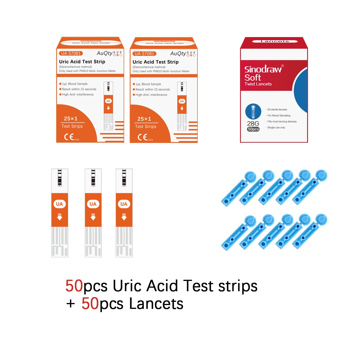 Uric Acid Strips 50