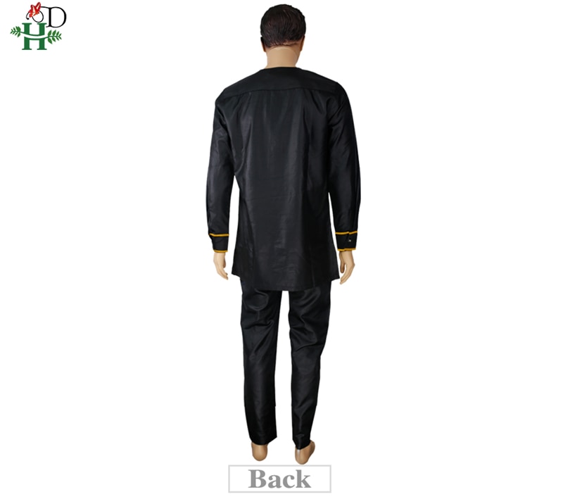 HD dashiki mens top pant 2 pieces set african men clothes 2020 african embroidered clothing for men dashiki shirt with trouser