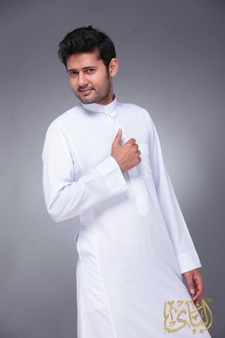 Islamic Clothing Men Robe Long Sleeve Arabic Kaftan Islam Arabian Dress Men Saudi Arabia Muslim Costumes Kurta Pakistan Indian