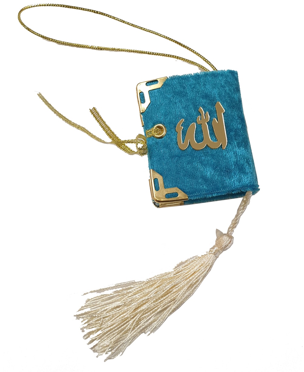 Mini Quran Islamic Gift 5-10-20-50 Pcs Lot Package Favors Eid Mubarak Economic Umrah Hajj Mawlid Rearview Mirror Ornament Arabic