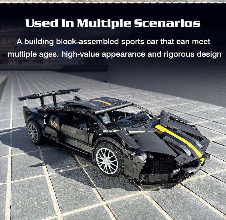 Famous Super Speed Car Building Blocks Sport Racing Vehicle Model Bricks Toys Birthday Gift For Boyfriend