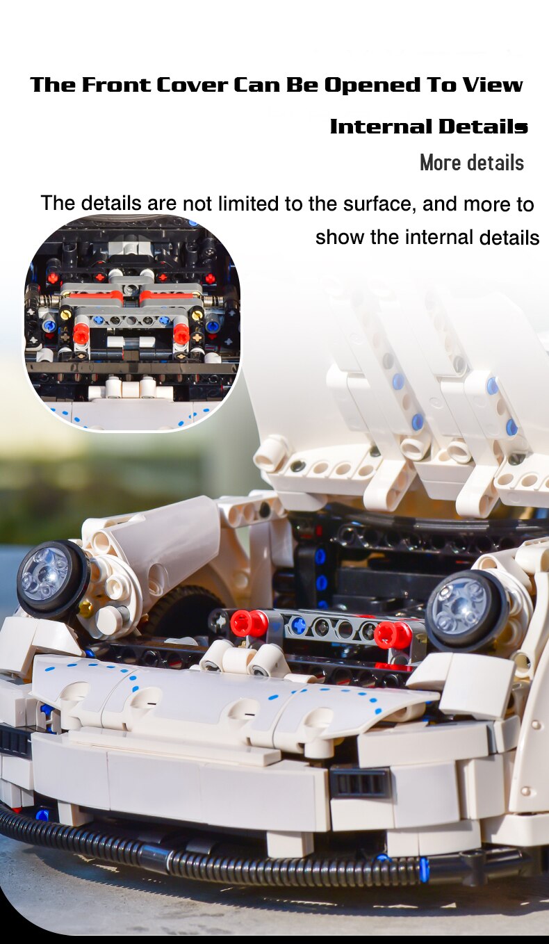 High-tech Expert MOC Famous Super Speed Car Building Blocks Racing Sport Vehicle Bricks DIY Set Toys Birthday Gift For Children