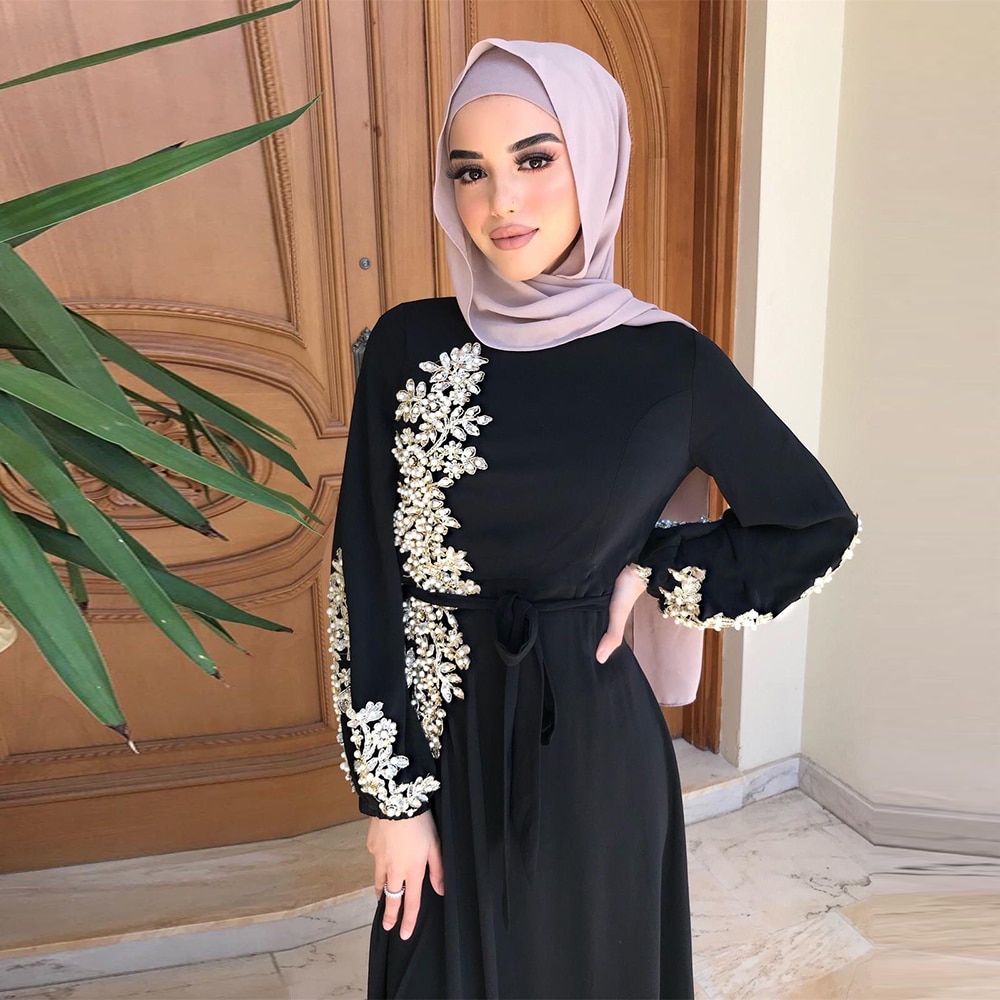 Turkey Style Women Hijab Dress Islam Caftan