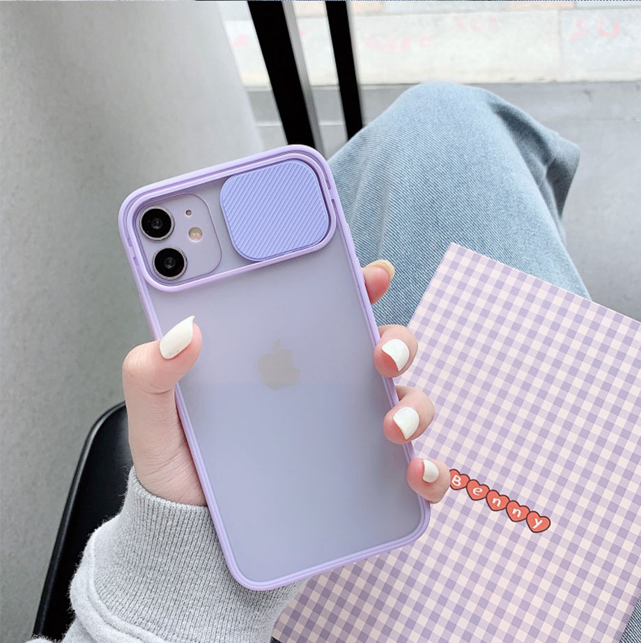 Camera Lens Protection Phone Case on For iPhone 11 12 Pro Max 8 7 6 6s Plus Xr XsMax X Xs SE 2020 12 Color Candy Soft Back Cover